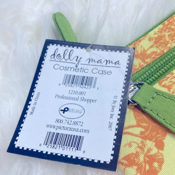 NWT Dolly Mama Cosmetic Case Professional Shopper Tote Bag By Joey Inc 2007 Year - Picture 4 of 8